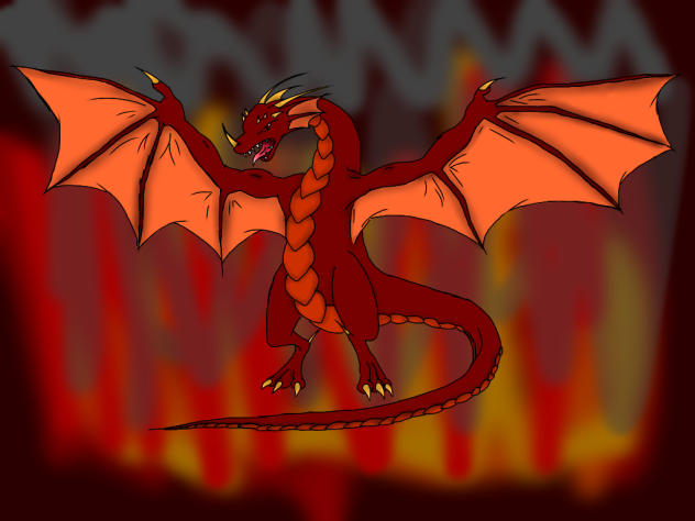 Fire Dragon - ibisPaint