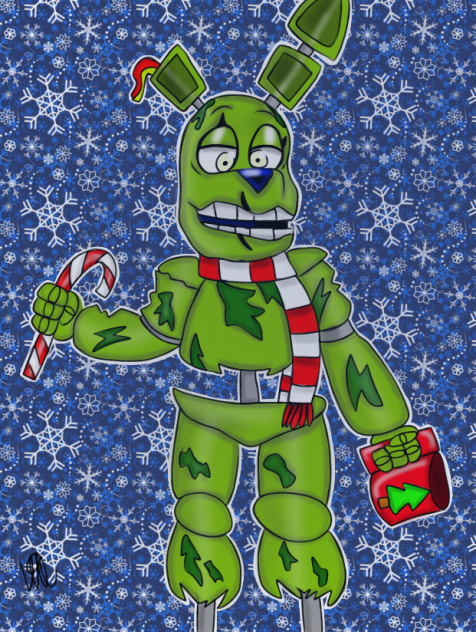 Springtrap chrismas 🎄🎄🎄