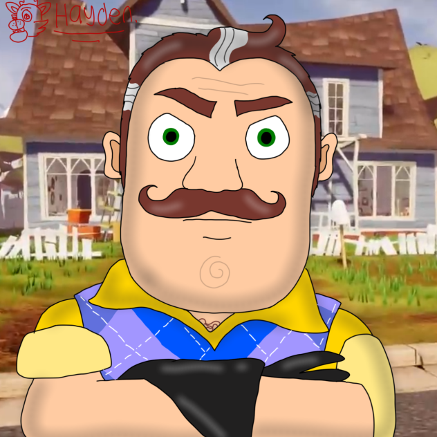 Mr. Peterson (neighbor) speed draw
