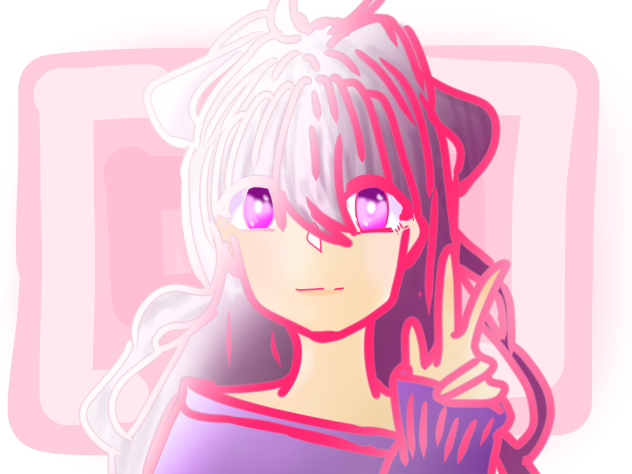 何も考えずに描いた女の子