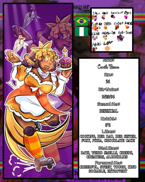 Chica the Chicken Character Sheet