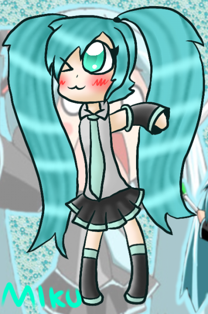 chibi miku hatsune