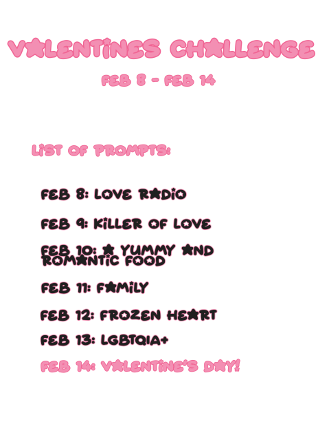 Valentine’s challenge