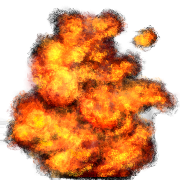 realistic explosion effect ibisPaint