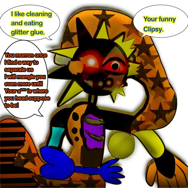 Fnaf and Tsams Eclipse fusion - ibisPaint