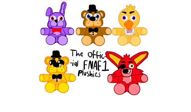 The Official FNAF 1 Plushies
