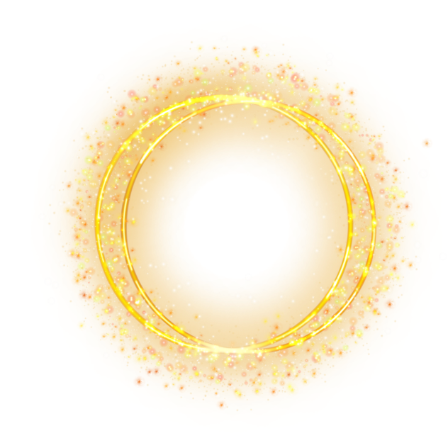 Golden circle effect - ibisPaint