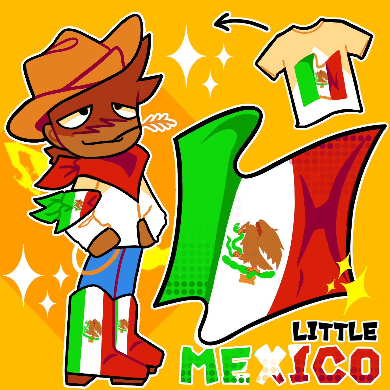 Little mexico redraw - ibisPaint