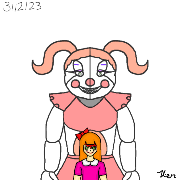 Circus baby And Elizabeth