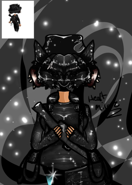 Black twink w gun