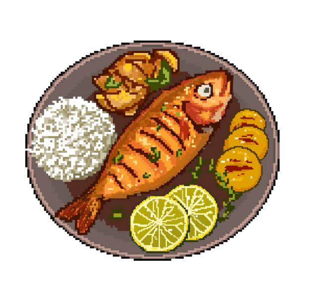 Baked fish