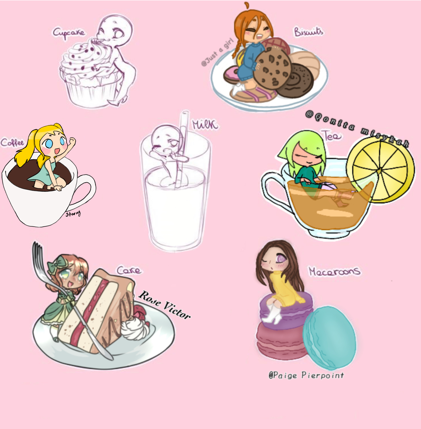 Food Collab - ibisPaint
