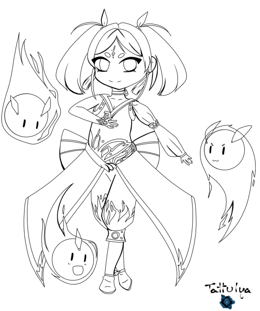 official chibi art style!(outline)