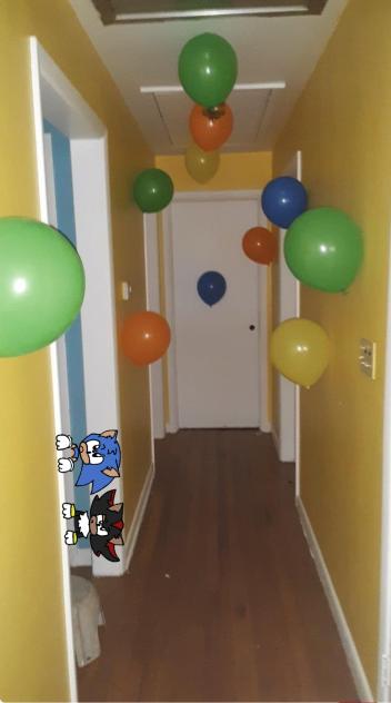 Sonic and shadow in the backrooms