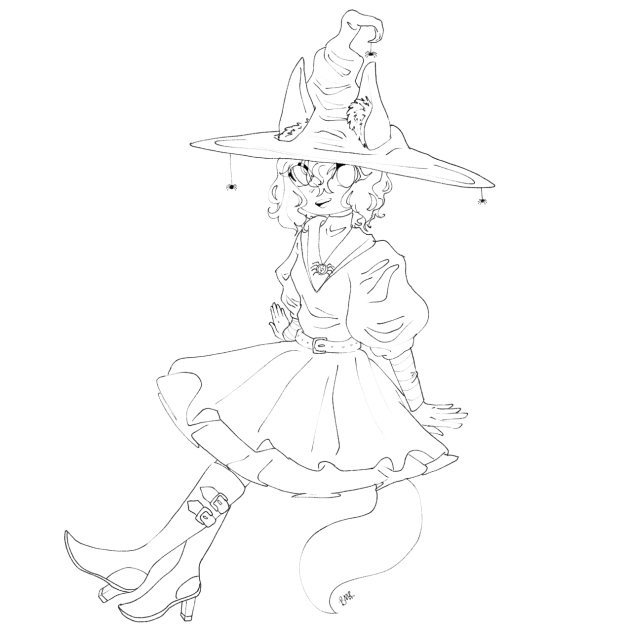 Almost that time! (Lineart)