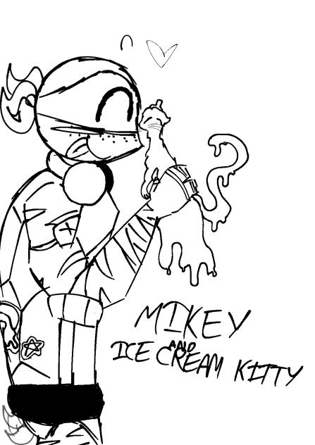 MIKEY AND ICE CREAM KITTY