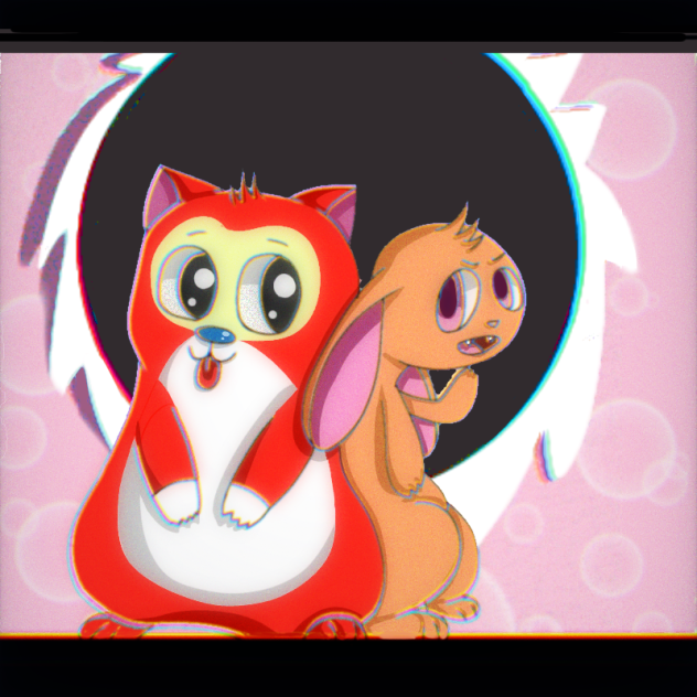 ren and stimpy if it was 80s anime