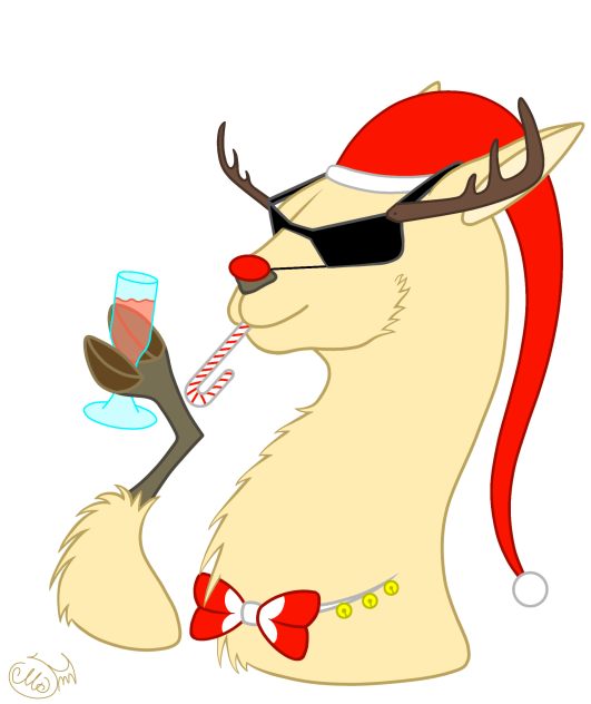 Christmas llama