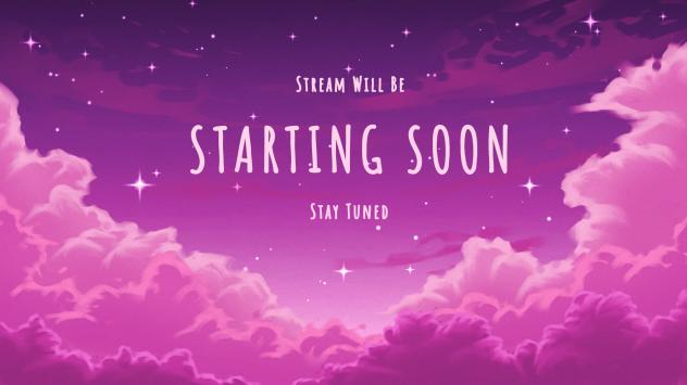 Streaming Starting Soon Screen