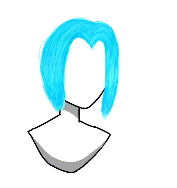 drawing realistic hair ibisPaint