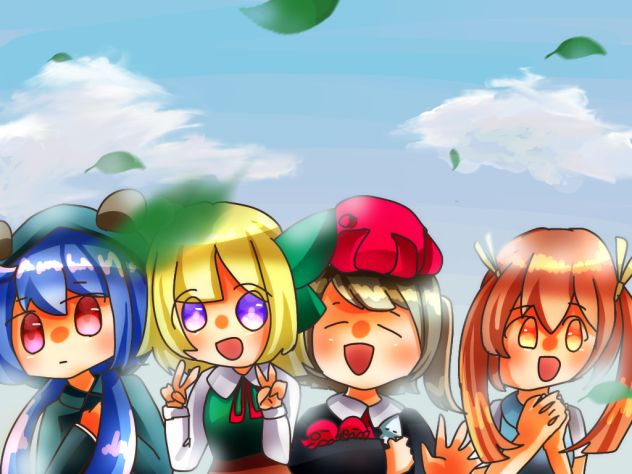 たこ次郎さん達描きました〜