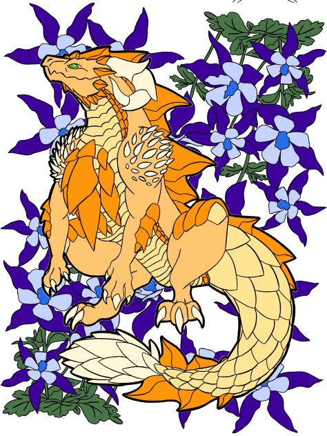 Mountain Dragon Colored