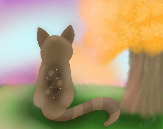 Maple Leaf Sunset - ibisPaint