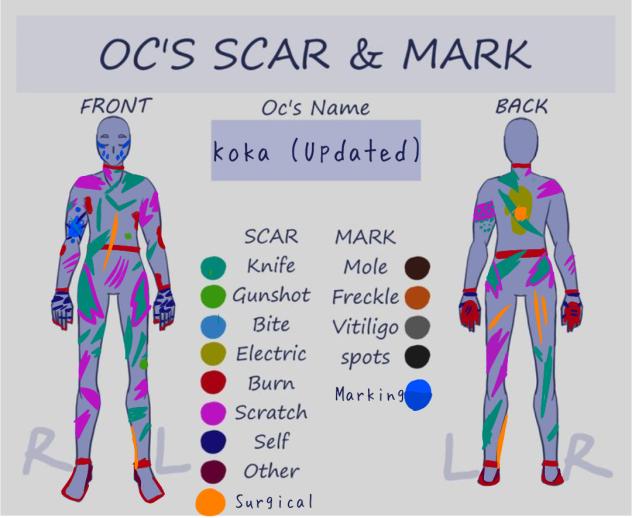 KOKA scar chart