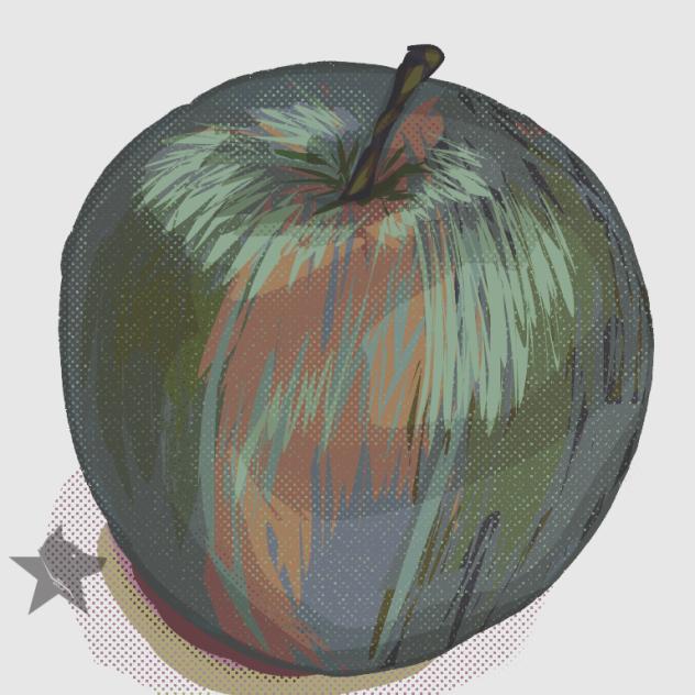 Random Hue Apple 1