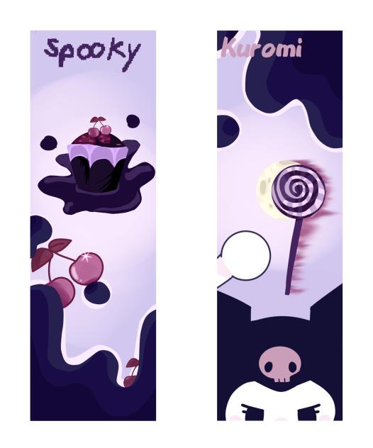 Kuromi bookmark