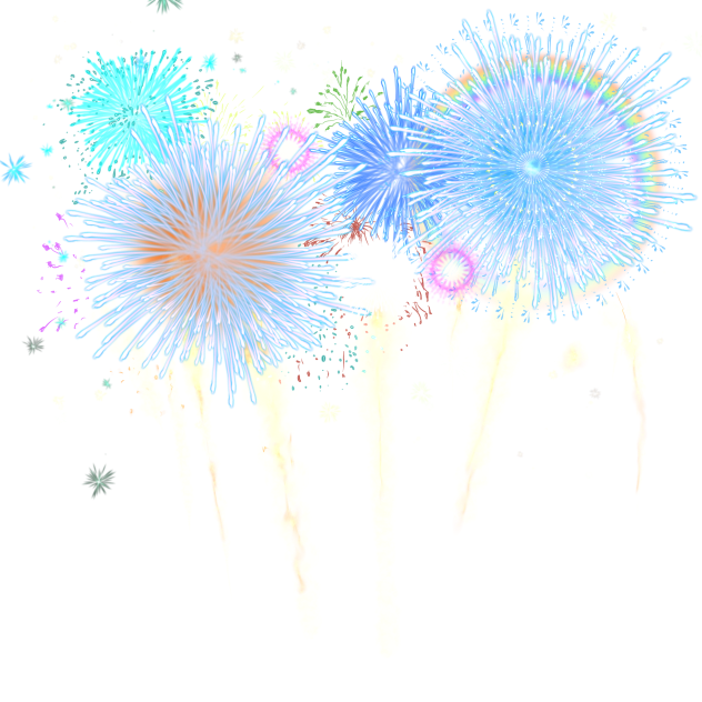 fireworks 07 transparent