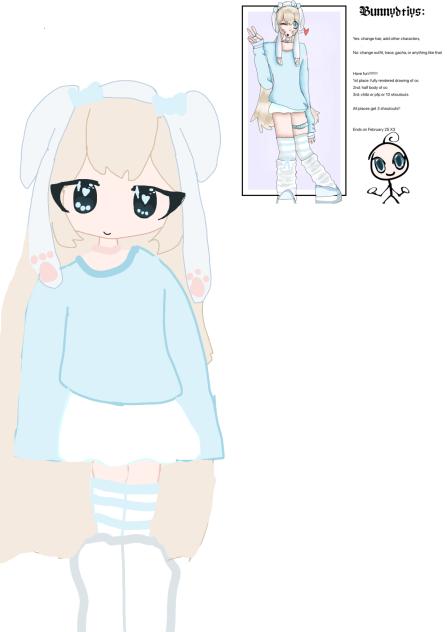 bunny DTIYS 💙🤍