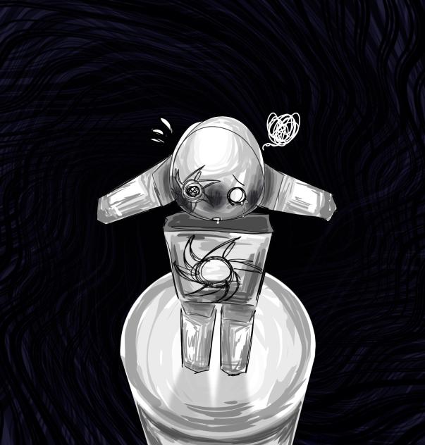 A broken spawn
