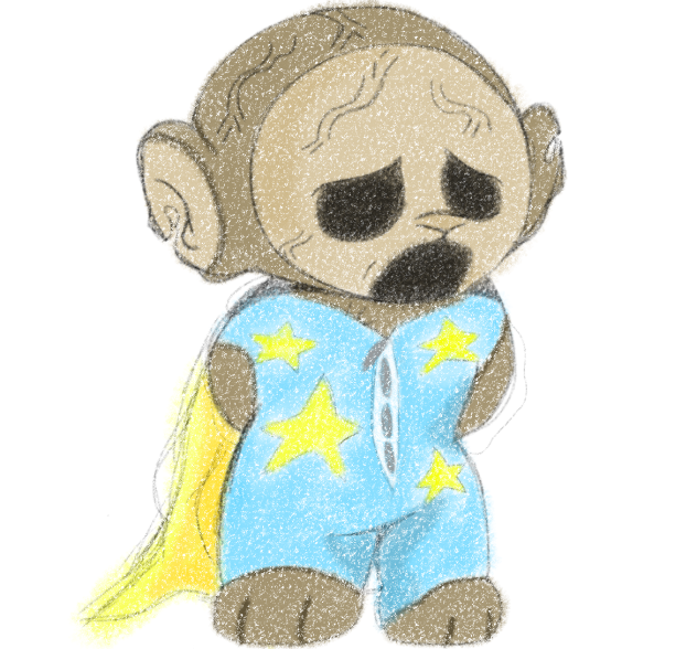 Aidan the newborn Super hero !