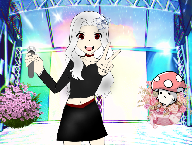 Girl singing