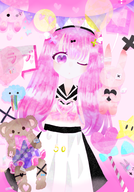 ・.50 post.・(投稿50枚目)