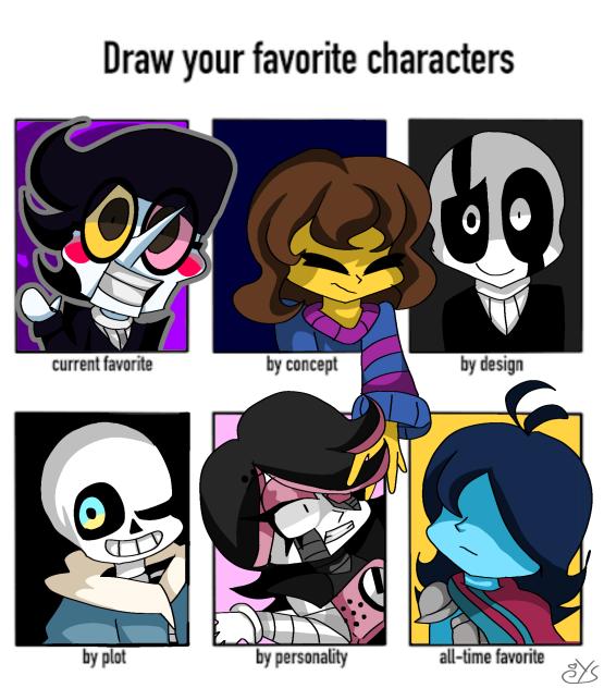 Undertale-Deltarune favorites