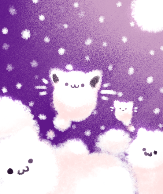 Dreamy cat clouds☁️