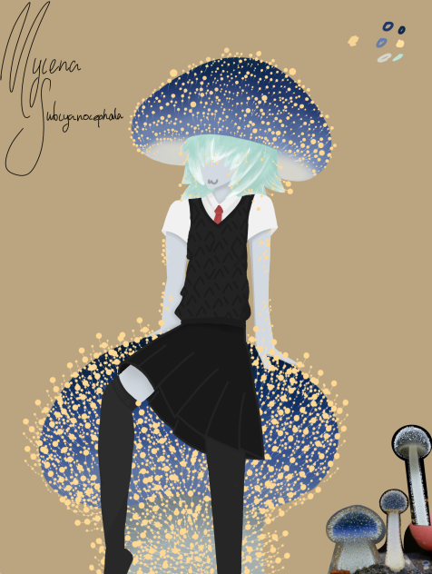 Mycena Subcyanocephala