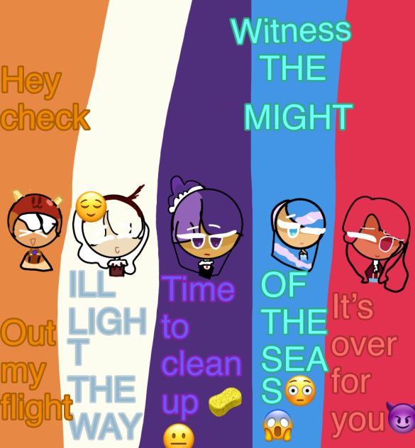 My cookie run kingdom team ibisPaint