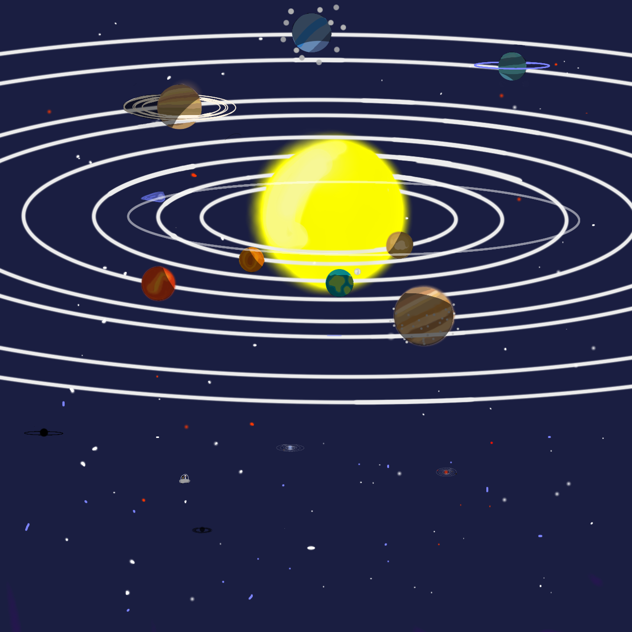 sistema solar - ibisPaint