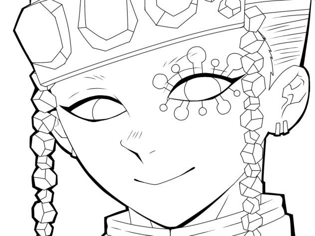 宇髄天元　線画