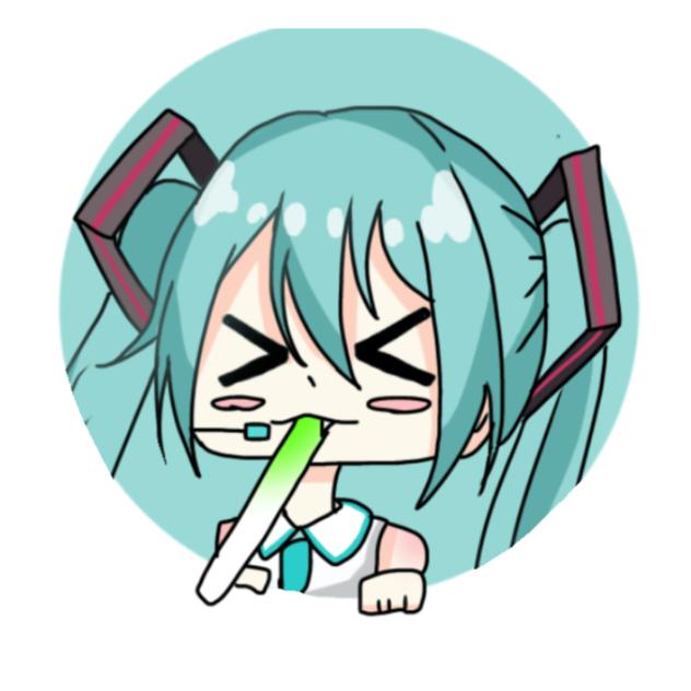 初音ミク　フリーアイコン