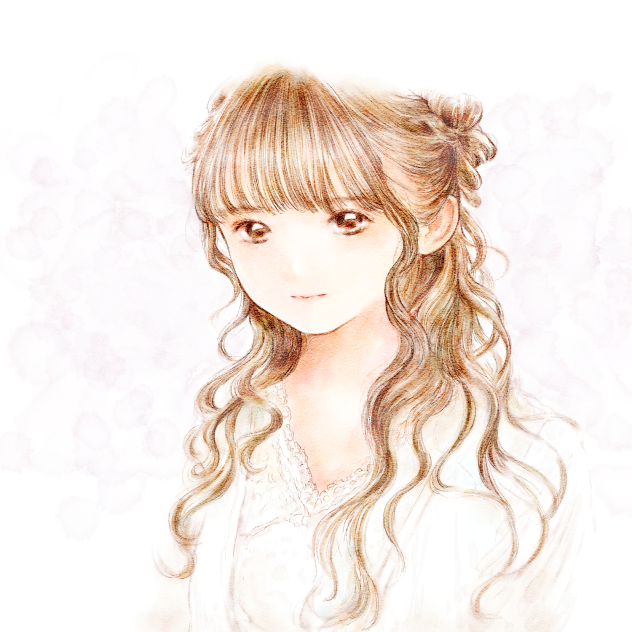 ホットペッパービューティーの渡邉歩咲ちゃん描いてみた。