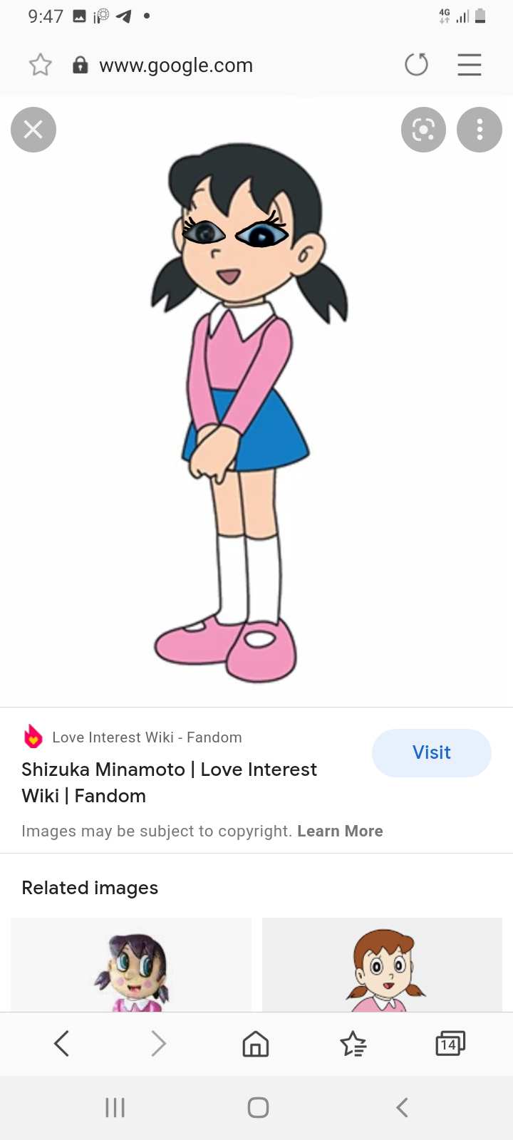 funny shizuka doraemon - ibisPaint