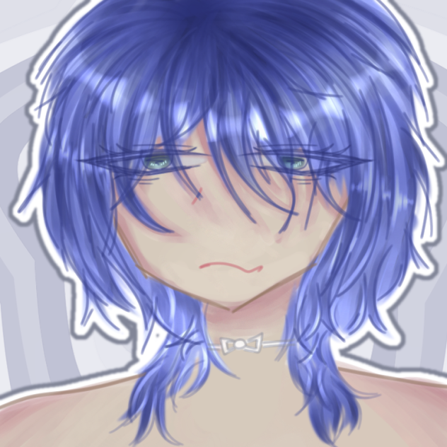 small ribbon at the neck