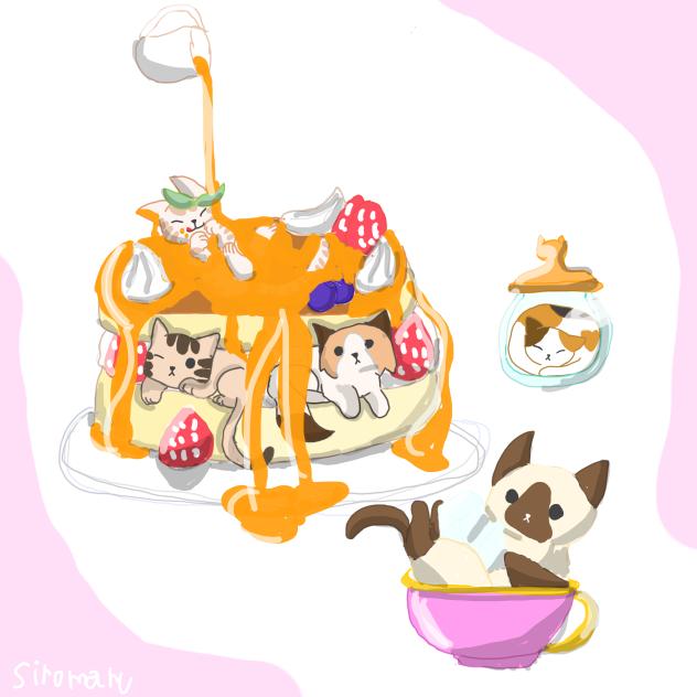 ニャンニャン！豪華なおやつの時間だニャン‼︎
