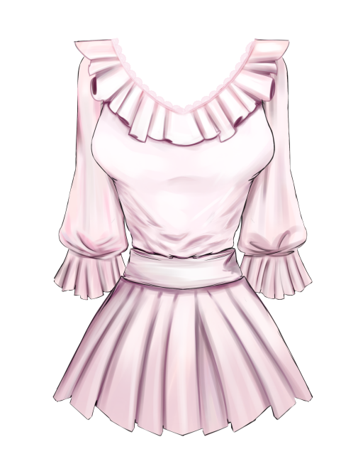 pink blouse