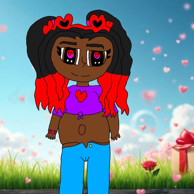 new art style of me Valentine's Day