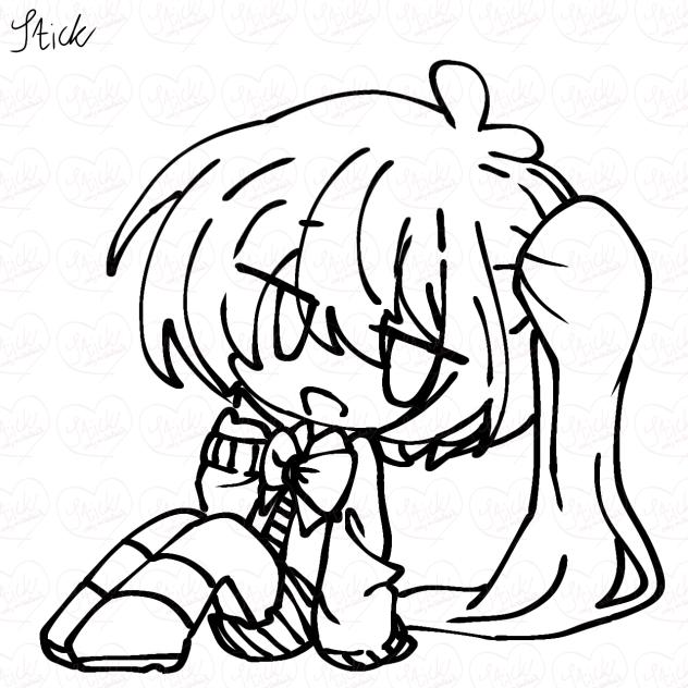 雑魚♡ [Lineart]